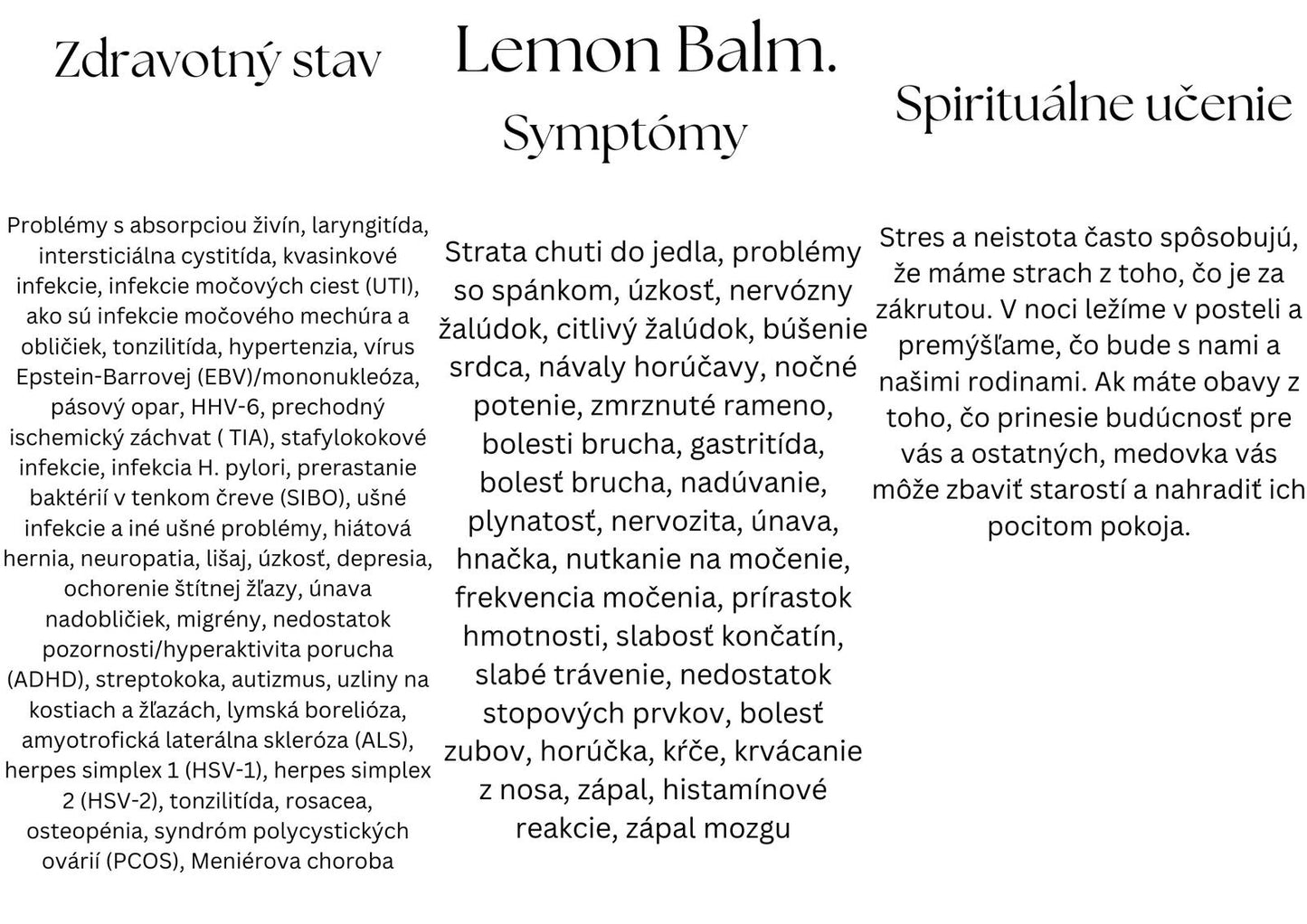 LEMON BALM